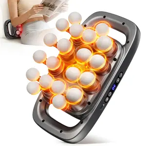 Quiet Muscle Massage Gun - 20-Ball Head, 30 Intensity Levels, 3 Modes, 110lb Force, 35dB, 2600mAh Battery, Adjustable for Back/Shoulders Relaxation, Party Gift Home Supply