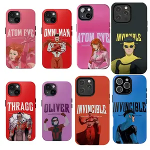 Invincible Phone Case Collection, Shockproof Cover, forSuitable for iPhone 17/16/15/14/13/12/11 Pro Max/Plusand Samsung Galaxy S23-25, shock-absorbing, anti-drop protective case, lightweight, new fashion trend design