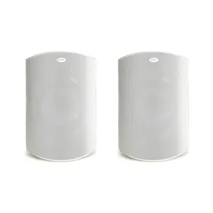 Polk Audio Atrium8 All Weather Outdoor Loudspeakers - Pair (White) Aluminium Mount