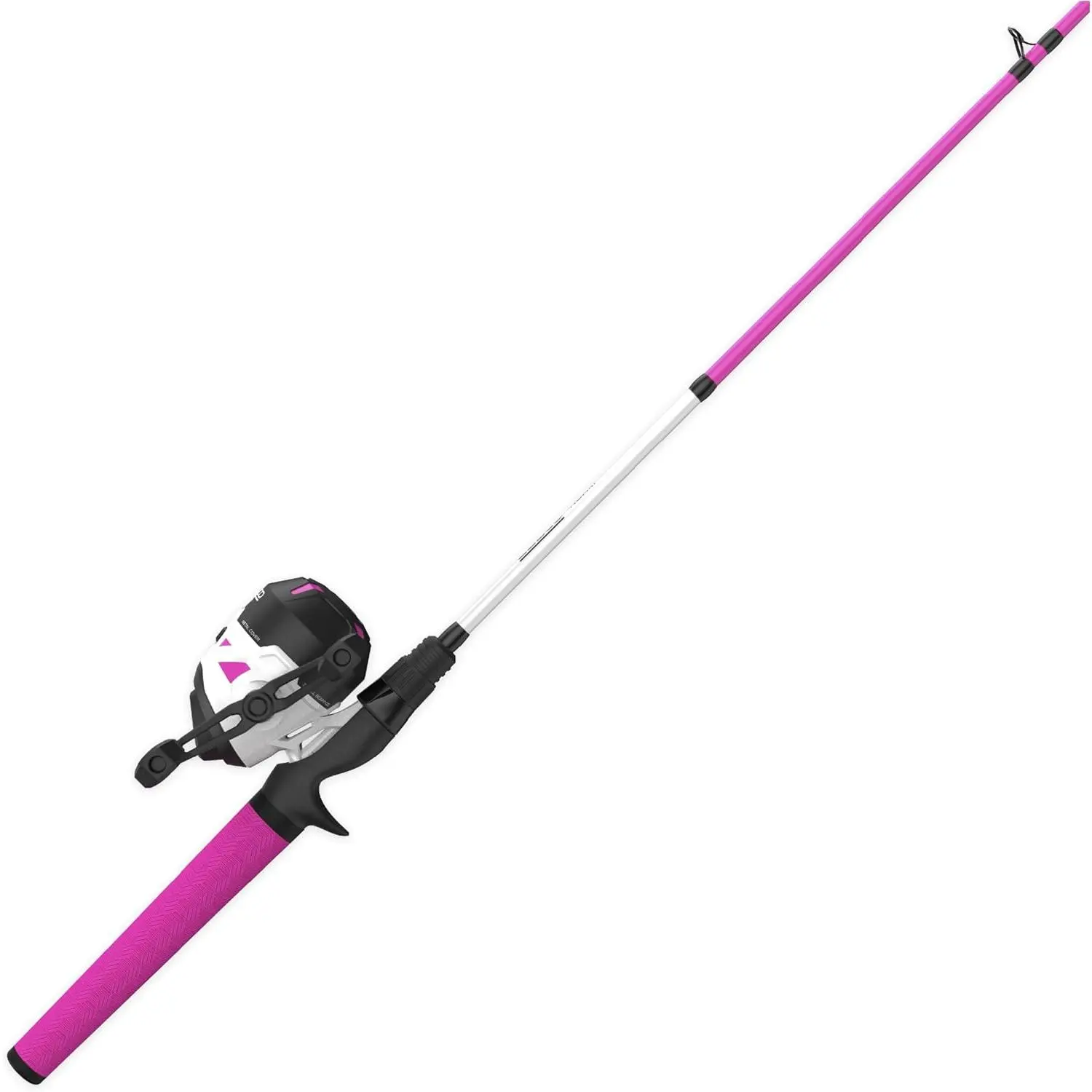 Roam Spincast Reel and Fishing Rod Combo  6-Foot 2-Piece Fiberglass Pole with ComfortGrip Handle