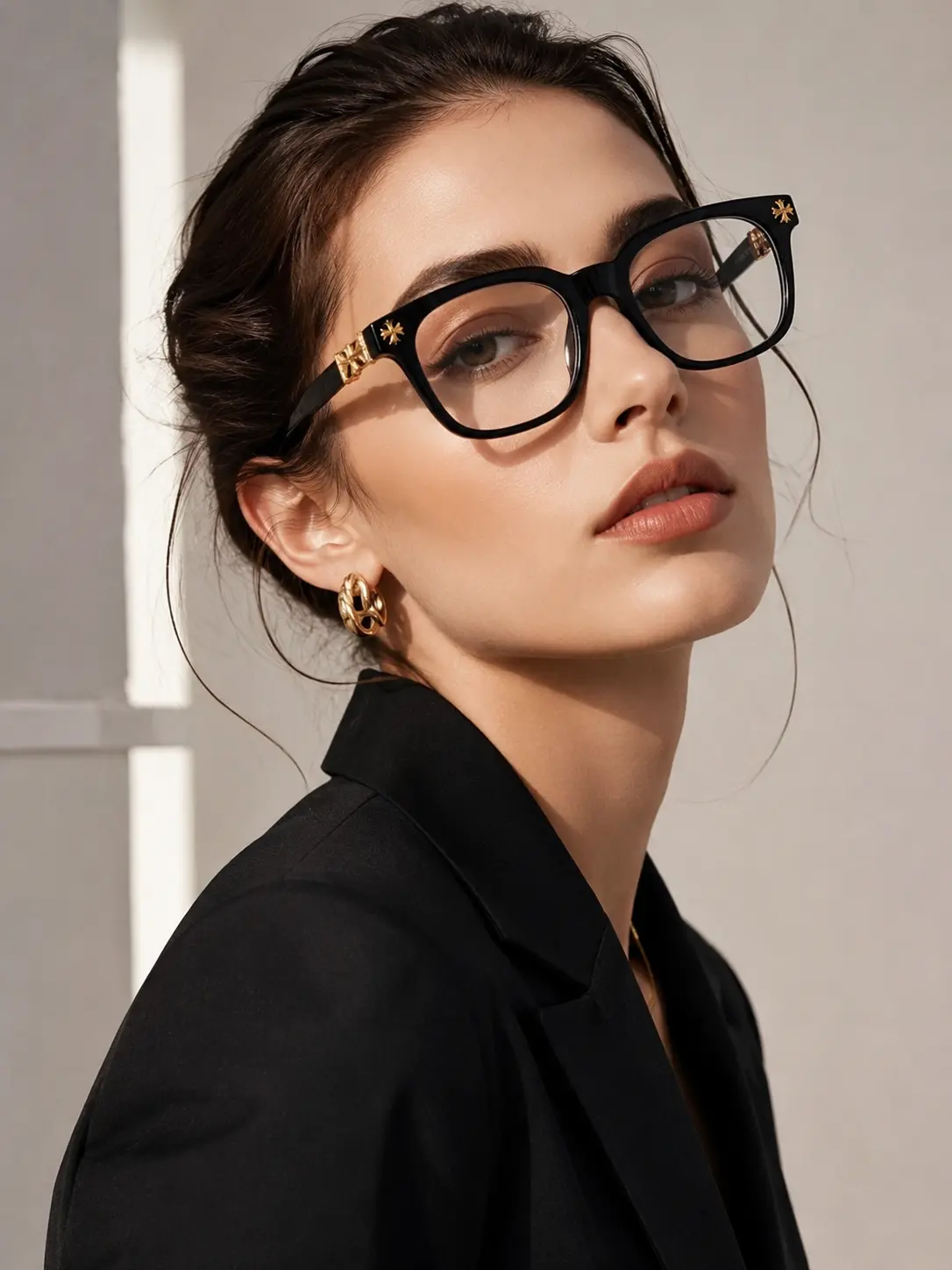 Classic Square Eyeglasses for Women, Lightweight Fashion Optical Frames, Elegant Everyday Blue Light Ready Glasses