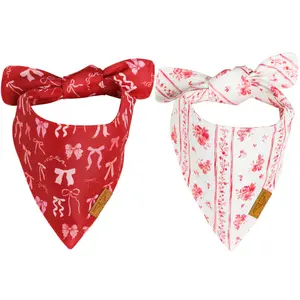 Remy+Roo Be Mine Valentine's Day Dog Bandanas