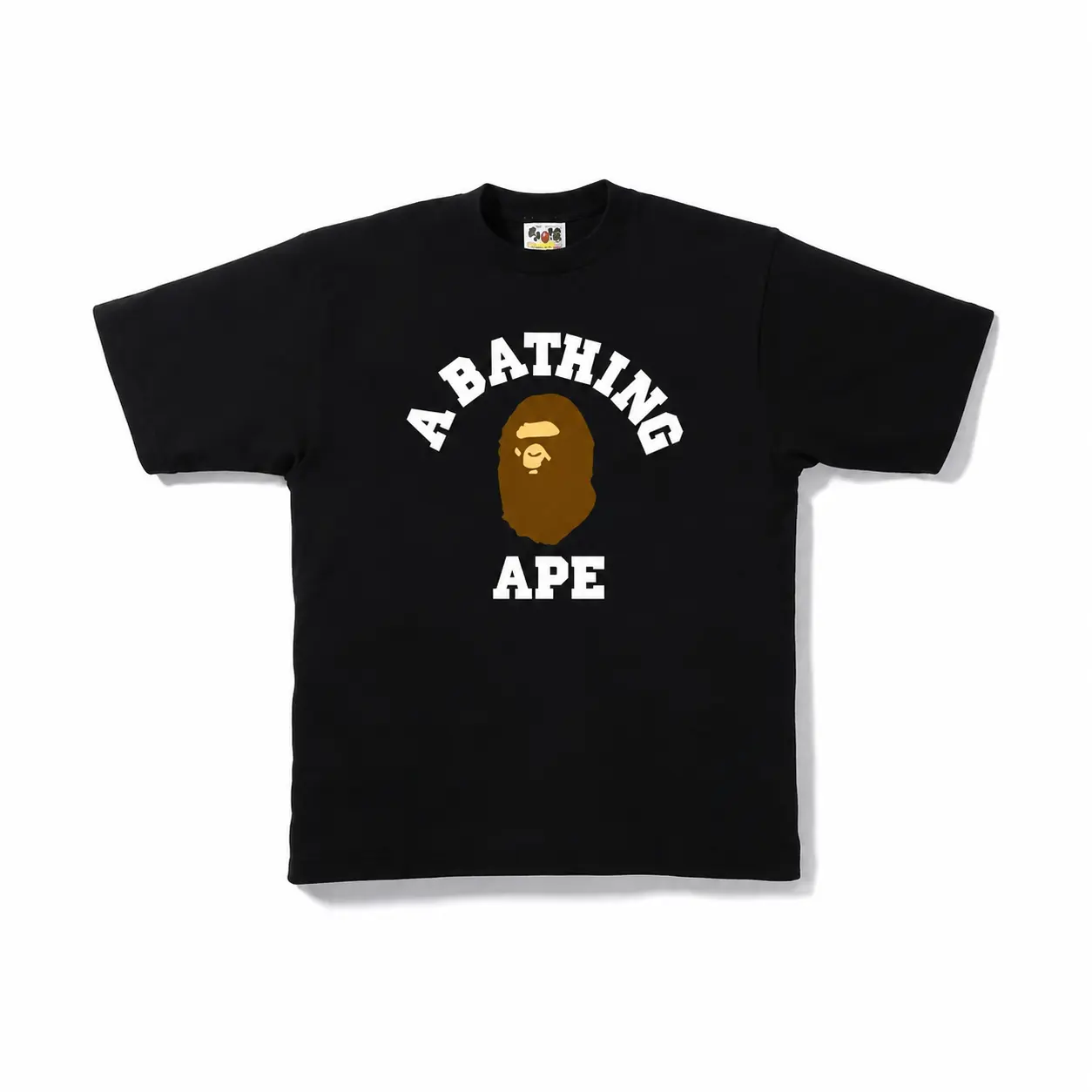 NEW 2026 Streetwear, A Bathing Ape Check by Bathing Tee, T-Shirt with Iconic Ape Head Design and Plaid Pattern