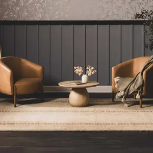 Curdworth Fawn Deer Printed Wool Rug