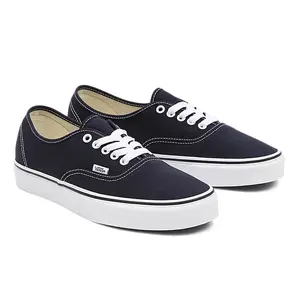 VANS Authentic Parisian Night/True White Men's Heritage Low-Top Lace-Up Closure Casual Trainers - Sturdy Canvas Upper, Iconic Rubber Waffle Outsole, Casual Trainers for Walking, Athletic Footwear