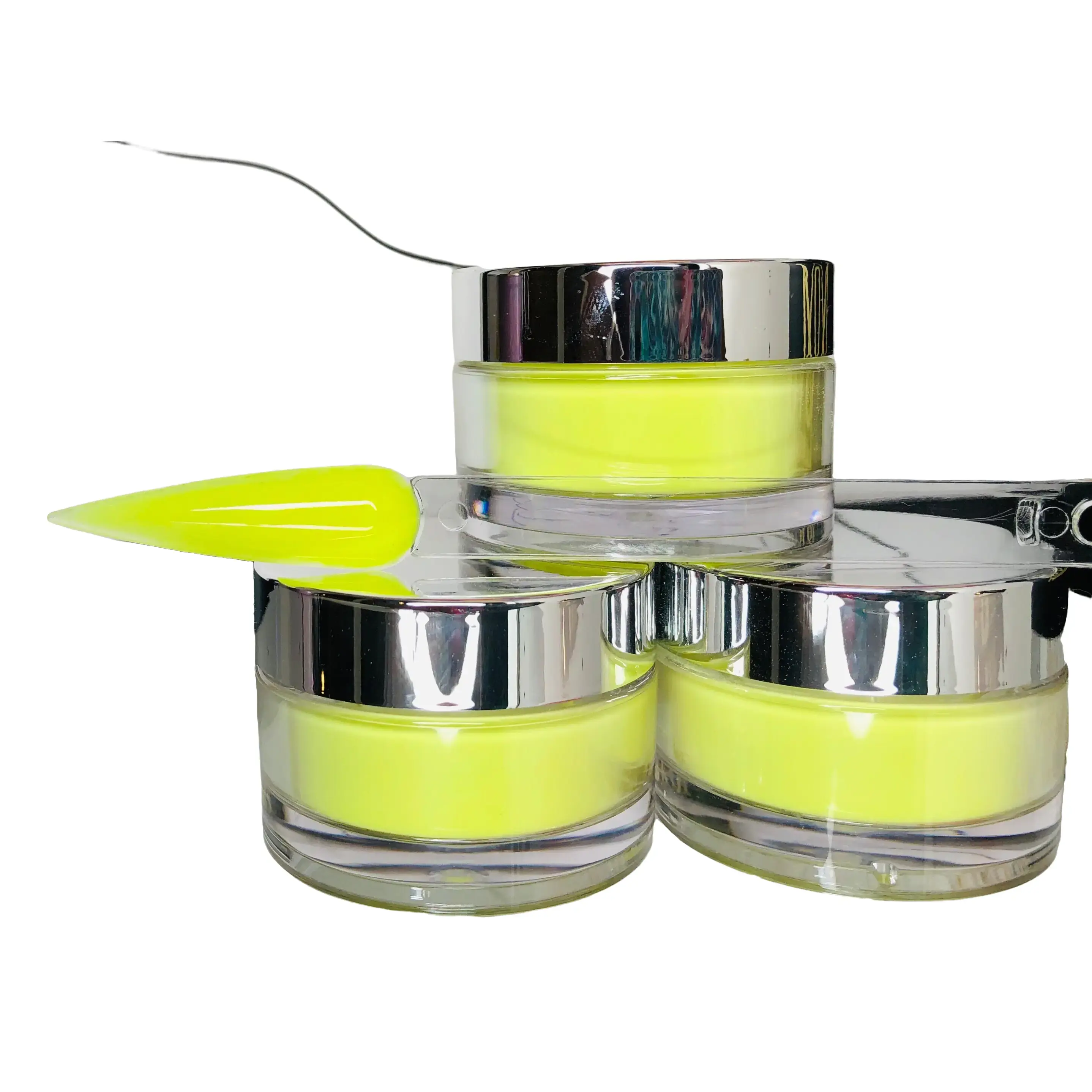 Lady Princess Acrylic Kingdom BE SUPREME, Shun Shine 1 oz Neon Yellow Acrylic Nail Powder for Nail Tech Hot Yellow Nails Hot Yellow Acrylic