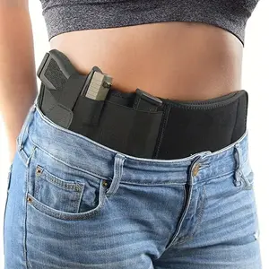 Hidden Strap Holster: Elastic, Breathable, and Tactical - Perfect for Men and Women!