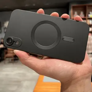 Durable Acrylic Phone Case Cover for Iphone XR XS X XSMAX with Magnetic Wireless Charging And Hard PC Protection Protector