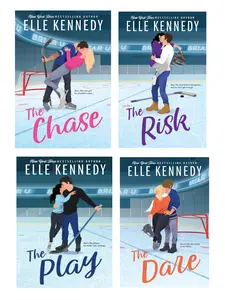Briar U (4-Book series) A Forced Proximity College Romance with Hockey Heat Novel by Elle Kennedy : The Chase - The Risk  - The Play - The Dare (Paperback)