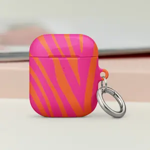 Pink and Orange Zebra Print Case for AirPods®