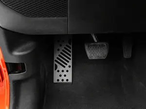 RedRock Dead Pedal Assembly; Matte Black (18-25 Jeep Wrangler JL w/ Automatic Transmission, Excluding 4xe)