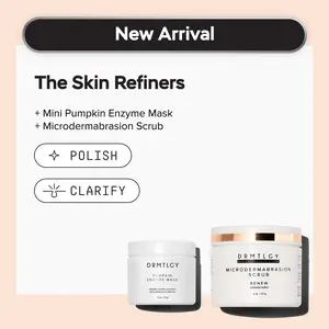 The Skin Refiners: Includes Mini Pumpkin Enzyme Mask and Microdermabrasion Scrub. Minimize the Look of Pores and Gently Exfoliate Dry, Rough Skin.