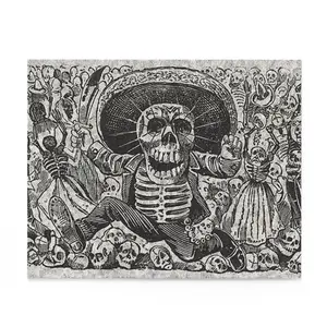 Day of the Dead Calavera Skeleton Knife Puzzle — 120-Piece
