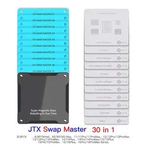 30in1 SWAP MASTER Stencil Kit for IPhone 8-16 Pro/Max Super Magnetic Reballing Platform with Magnetic Base Repair Tools phone repair tools