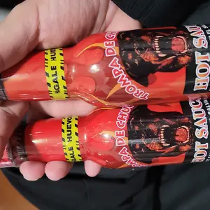 Trompa De Chucho Hot Sauce La Mas Picante De El Salvador 100% organic  Flavorful Dientes De Perro pepper Super spicy flavor