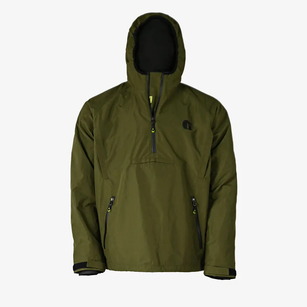 Waterproof 1/2 Zip Bog Hoodie | Mens - Olive