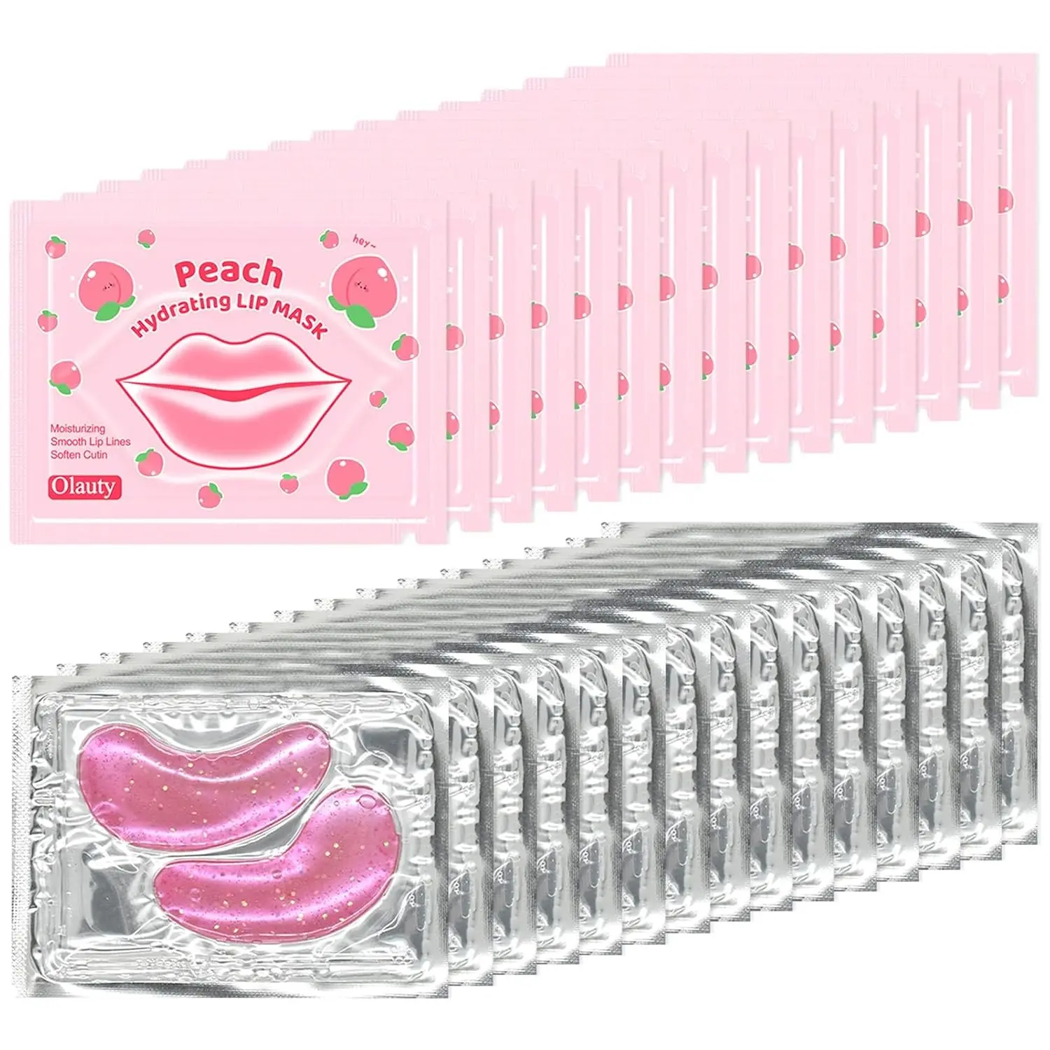 30 Pairs Lip Mask and Eye Mask Set, Bachelorette Party Favors, Bridesmaid Gift Set, Bridal Shower Party Supplies, Hydrating Lip Masks and Under Eye Patches