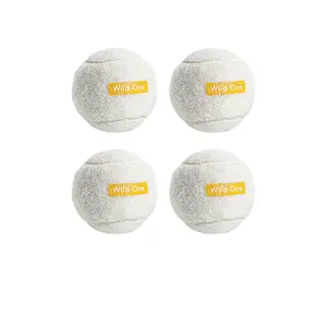 Wild One Tennis Balls Set Of 4 in White
