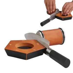 Rolling Knife Sharpener Set, Including 1 Count Base & 1 Count Knife Sharpener, Multifunctional Knife Sharpener for Kitchen, Kitchen Gadgets