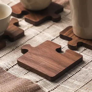 Puzzle Piece Coaster Set