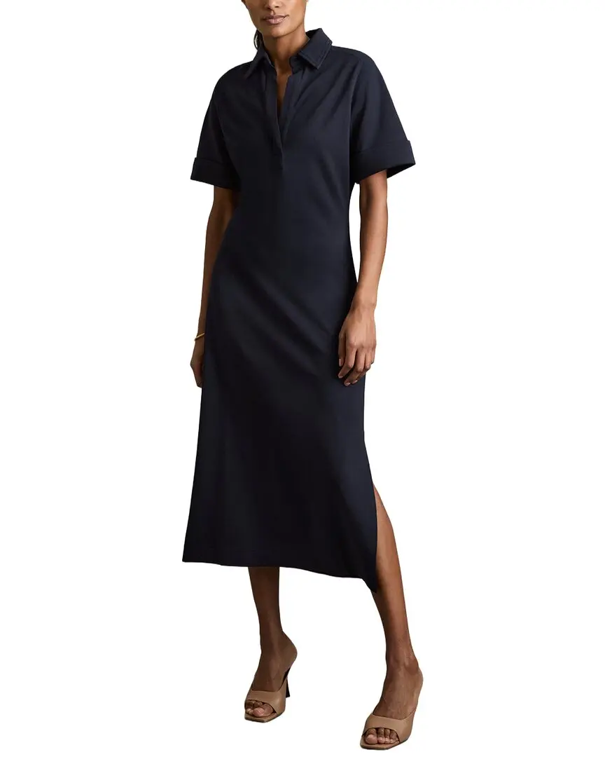 Reiss Astrid Jersey Collared Bodycon Dress