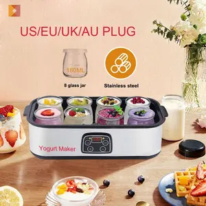 1400ML Compact Plastic Fried Yogurt Machine, Homemade Food Maker for Milkshake, Ice Cream, Yogurt Pudding