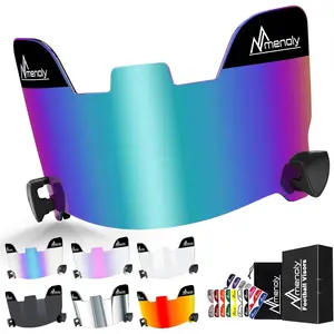 Football Visor, Youth Football Helmet Visor, Scratch Resistant, UV Block, Facial Protection Visor for Football Helmet