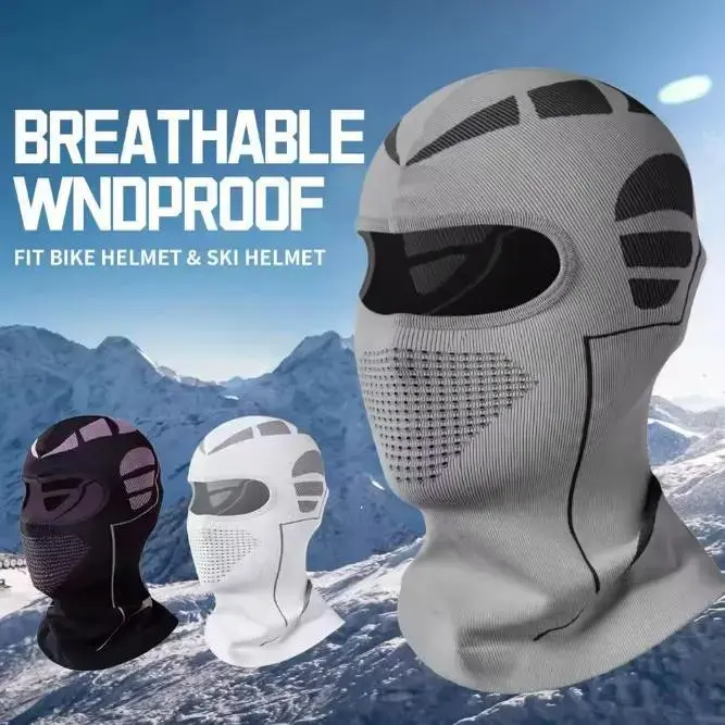 Balaclava Ski Mask for Men Women, Windproof Thermal Winter Face Mask, Stretch Breathable Full Face Cover, Helmet Friendly Cold Weather Gear for Motorcycle, Skiing, Snowboarding & Outdoor Sports