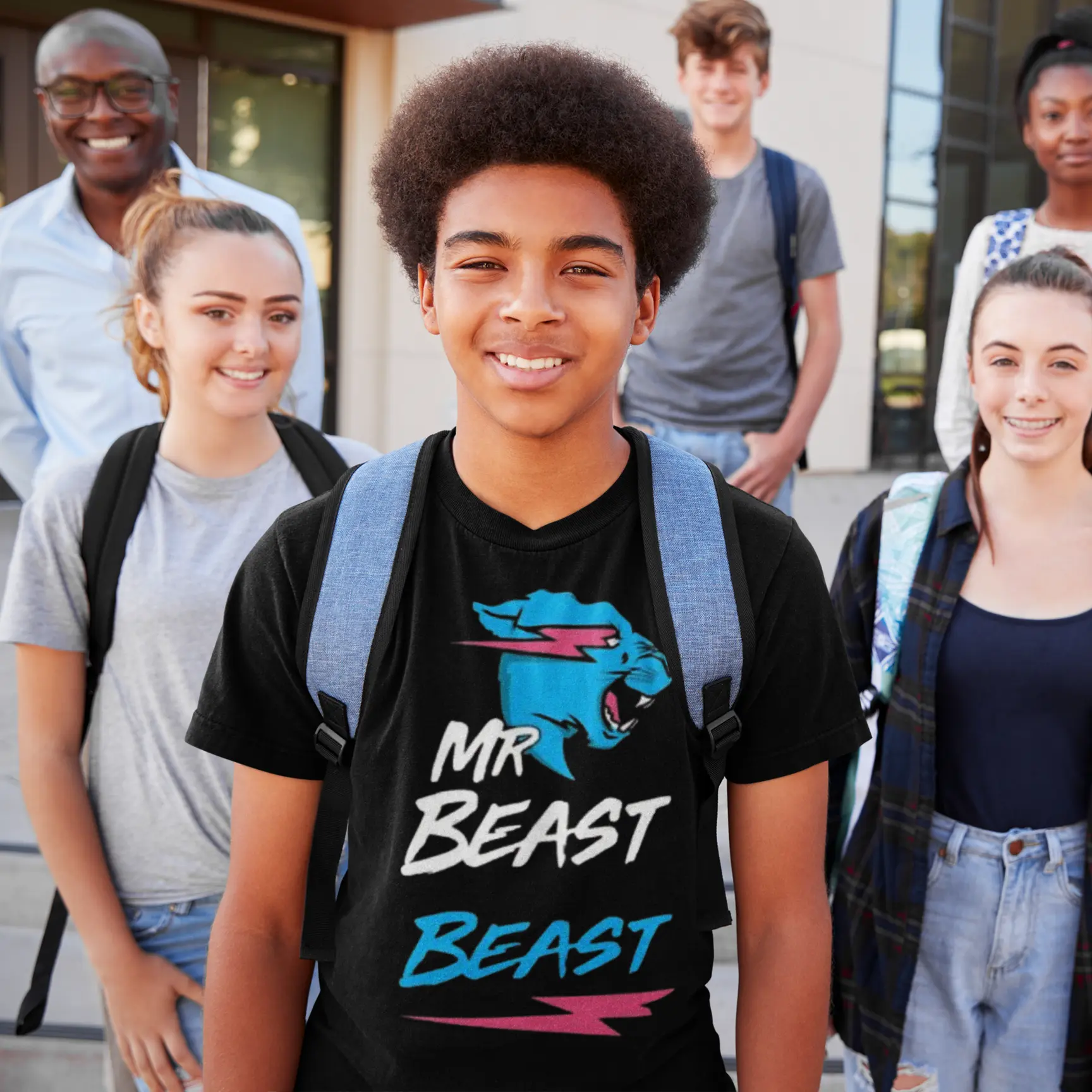 Mr. Beast T-shirt  Ultra Soft Cotton Crew Neck Unisex Top