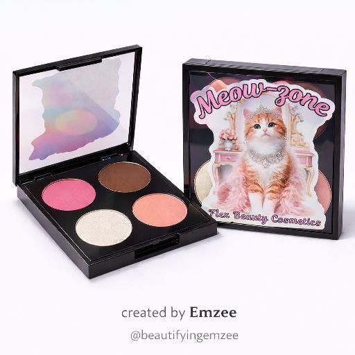 MEOW Quad PRE-DESIGNED Eyeshadow Palettes (By The PR Team)