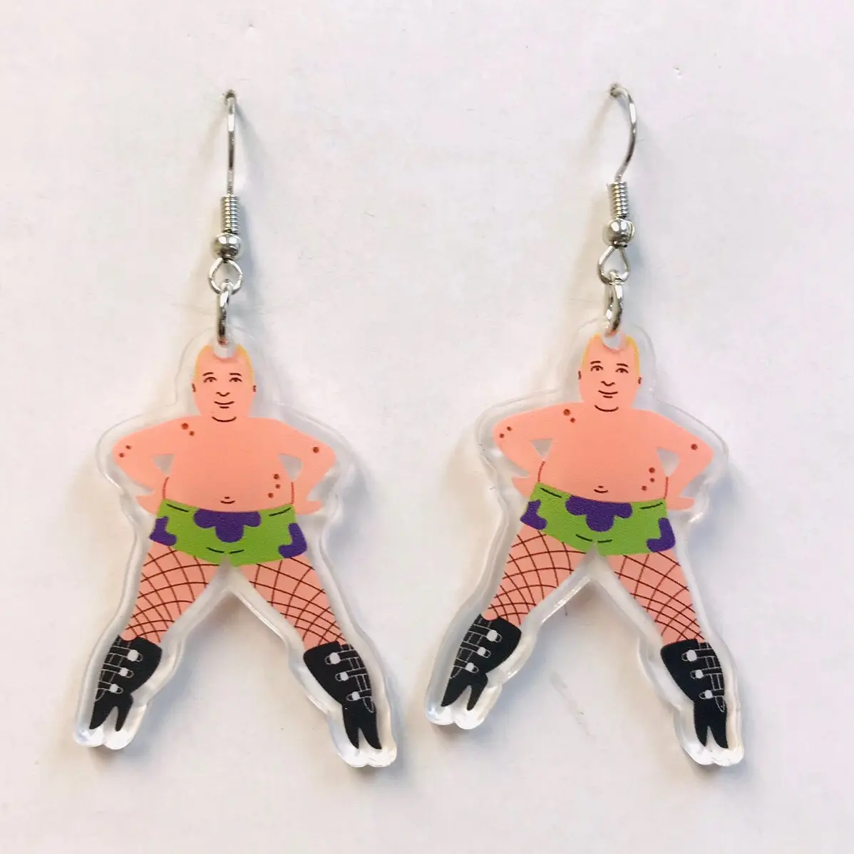 He is sexy earrings