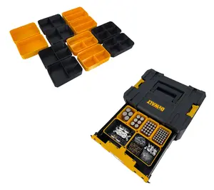 TSTAK Single Deep Drawer Tool Organizer Box Compatible Large Nesting Bin Set - Yellow