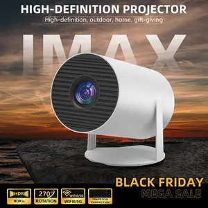 XBJ Smart Mini Projector with 4K Decoding Support, Wireless Screen Mirroring, Home Theater, Auto Focus, Portable for Home & Outdoor Use, Supports WiFi & Bluetooth Connection, Black Friday Deal