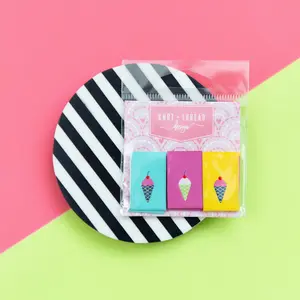 Ice Cream Woven Labels Knot and Thread #200