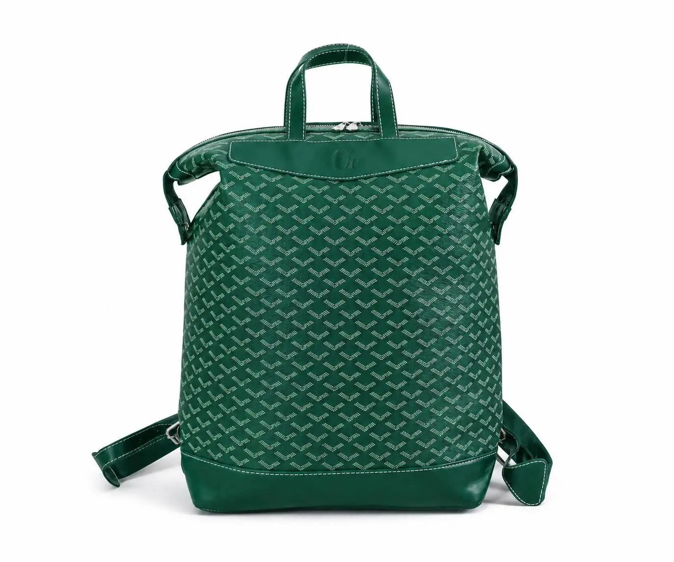 Women Geometric Pattern Backpack Convertible Shoulder Bag Top Handle Tote Purse Water Resistant Travel Daypack