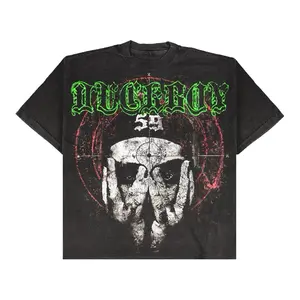 Duck Boy Ruby da Cherry uicideboys Grey Day Black Tshirt with Distressed crosshairs Graphic Design