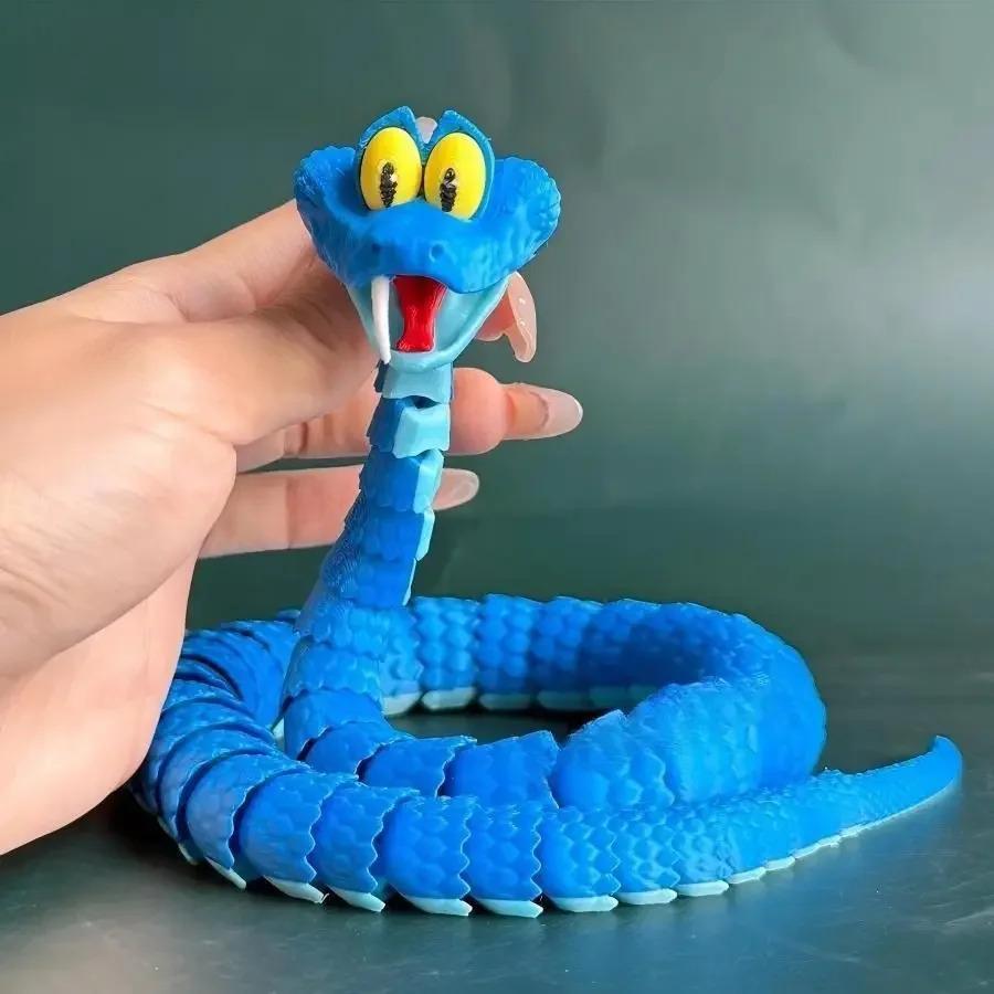30/68 cm Gary Snake: Zootopia 2 Articulated Simulation Toy Snake, 3d Printed Snake Gary Model Stress Relief Toys Child Gift Mother's Day gift Decoration