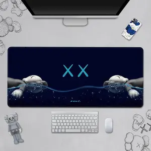 Hypebeast Desk Mat XXL – Streetwear Inspired Mouse Pad, Floating Cartoon Character Design, Large Gaming & Office Desk Setup