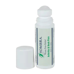 Sombra Warm Pain Relief Roll-On 3oz - Fast Acting Relief for Arthritis Back & Joint Pain with Warm Therapy Formula for Sore Muscles