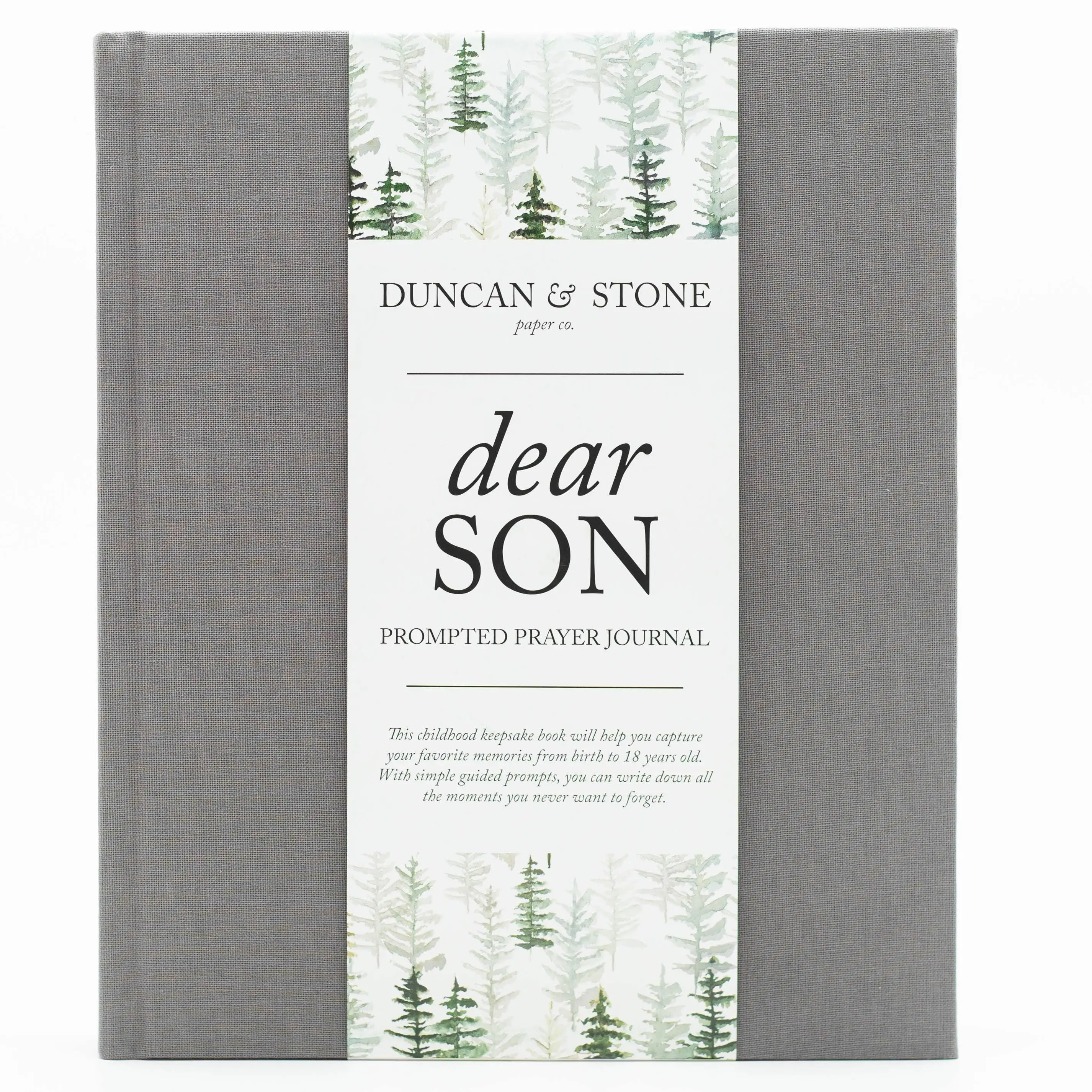 Dear Son: Prompted Prayer Journal & Memory Book - Milestone Baby Book Keepsake for 18 Years - Guided Journal - Guided Kids Journal with Prompts