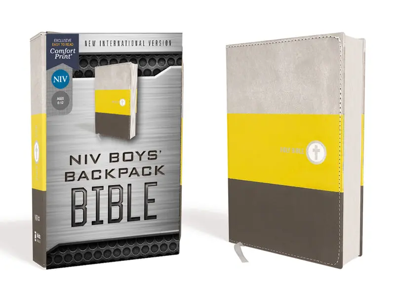 NIV, Boys' Backpack Bible, Compact, Red Letter Edition, Comfort Print: A Portable, Durable, and Easy-to-Read Bible that Goes Everywhere