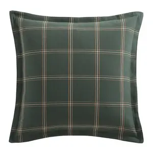 Windowpane Plaid Euro Sham