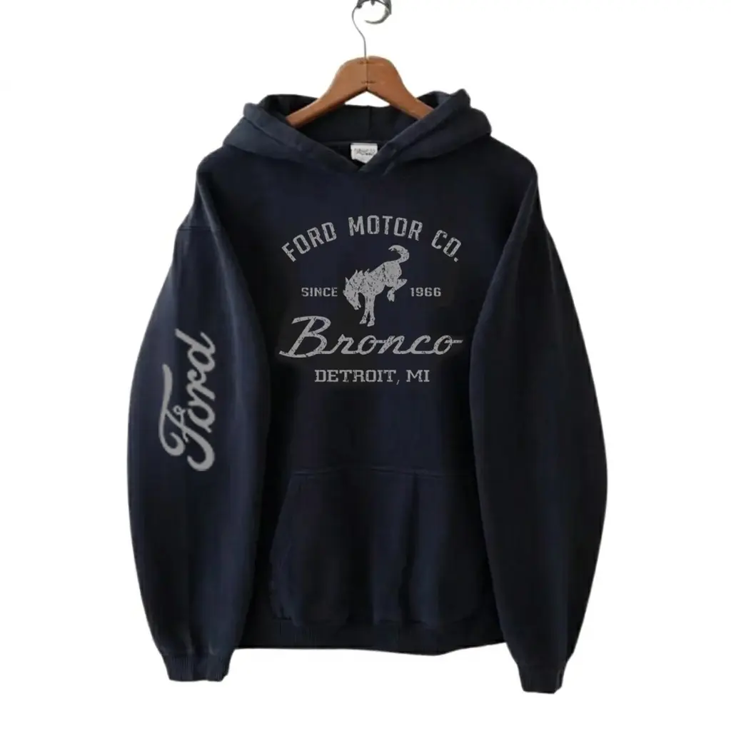 Vintage Ford Motor Co Logo Hoodie, Ford Hoodie, Gift For Car Lovers, For Men For Him For Husband For Dad, Graphic Tee