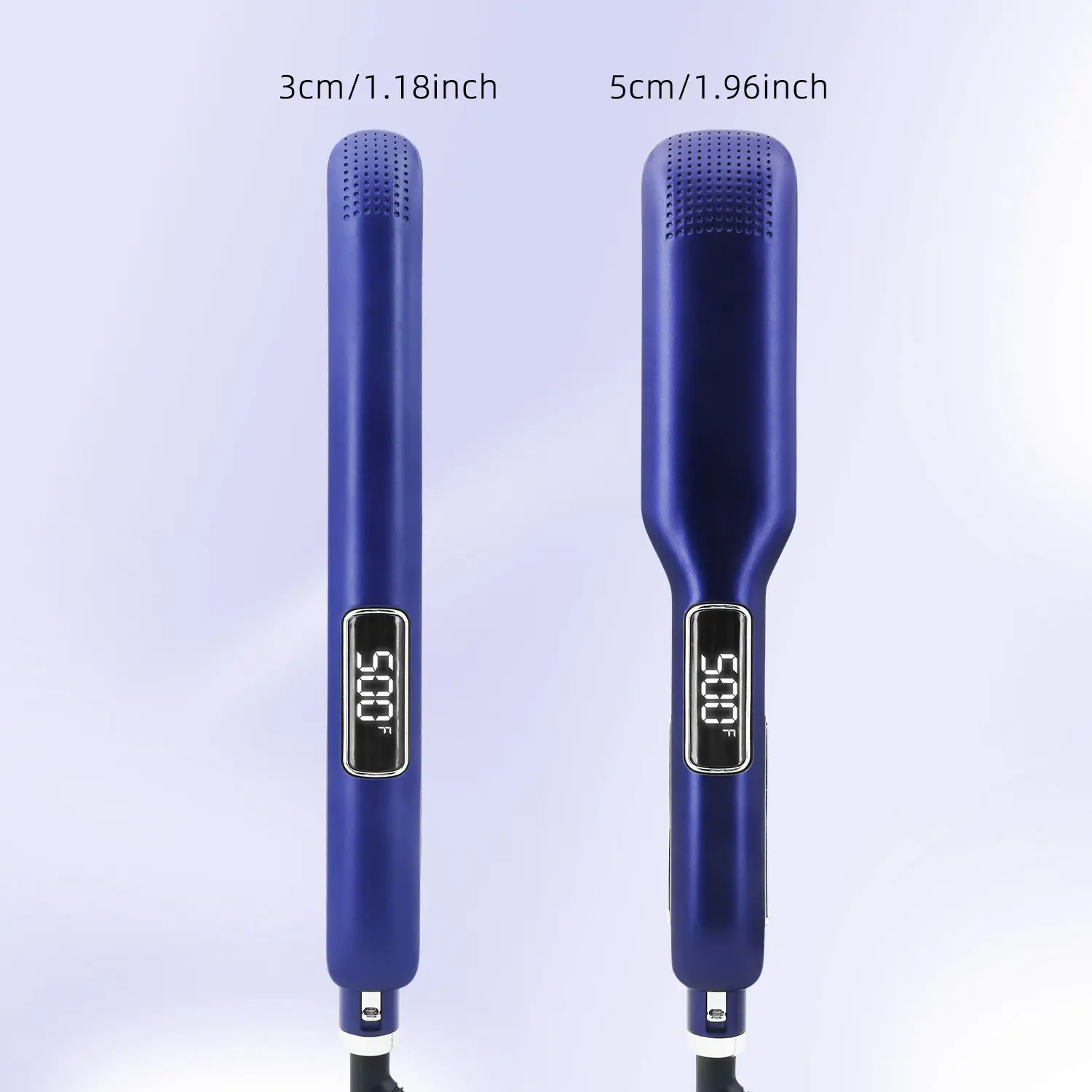 RUCHA Hair Straightener, 500°F High Heat Flat Iron with LCD Display for Salon-Perfect Smoothing and Professional Straightening Results