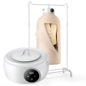 VEVOR GR889 Model 600W Portable Foldable Mini Clothes Dryer with Small Footprint, Dryer Bag, PTC Heating, LED Display Screen, 5-H Timer & PC Main Unit, for Apartments, Dorms