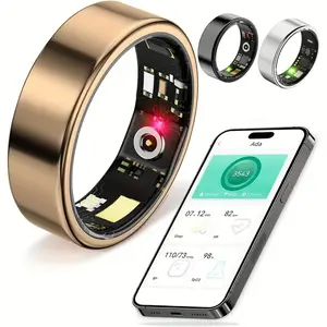 Smart Ring V1 IP68 Waterproof WearableFitness Trackers for Women Men Couple Gift