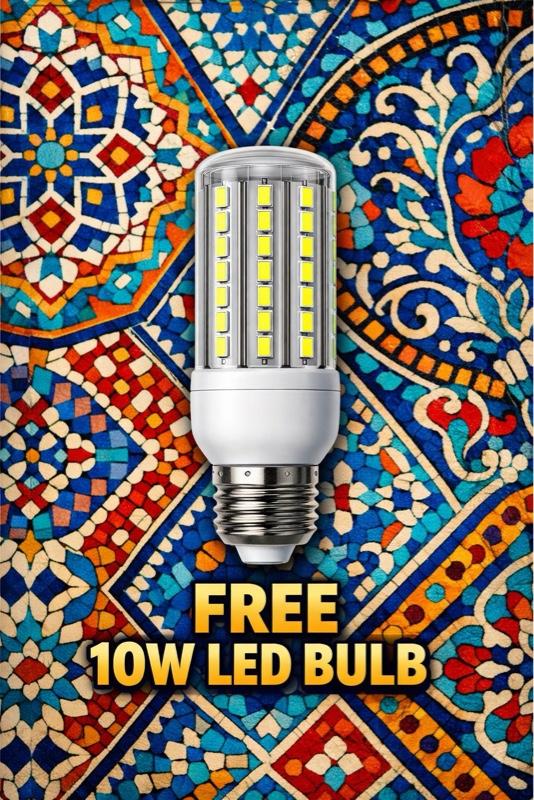 Swan Turkish Mosaic Table Lamp -Alev Design Multicolor