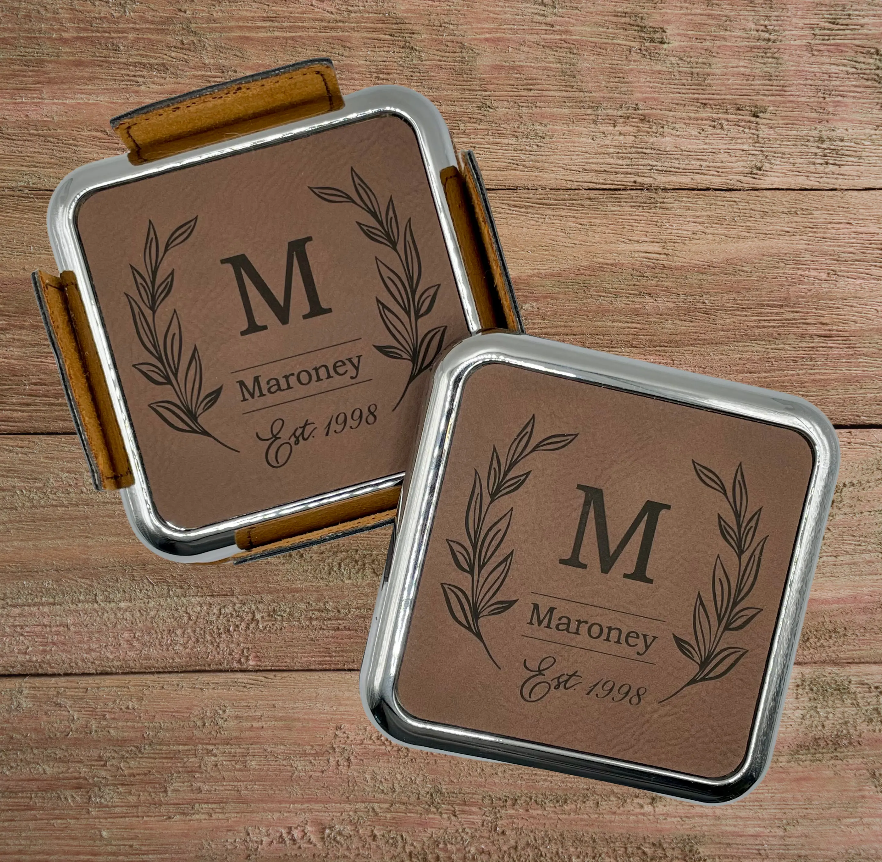 Personalized Monogram Coaster set