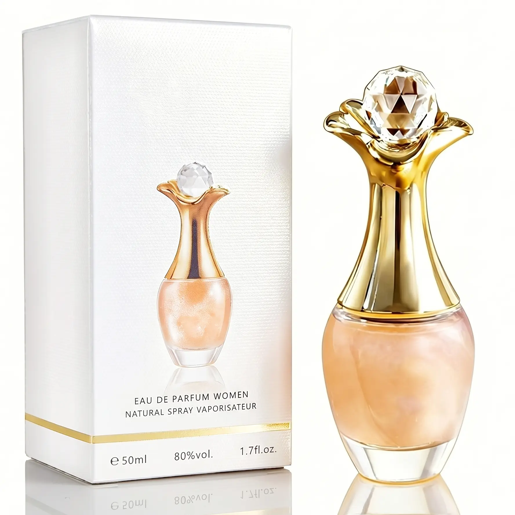 Deold Viral Luxury Shimmer Golden Eau de Parfum for Women | 50ml Long Lasting Fresh Floral Fruity Fragrance | Non-Overpowering Citrus Jasmine Scent | Affordable Luxury Perfume | Perfect Gift for Her | Daily Wear for Commute, Date & Office summervibes