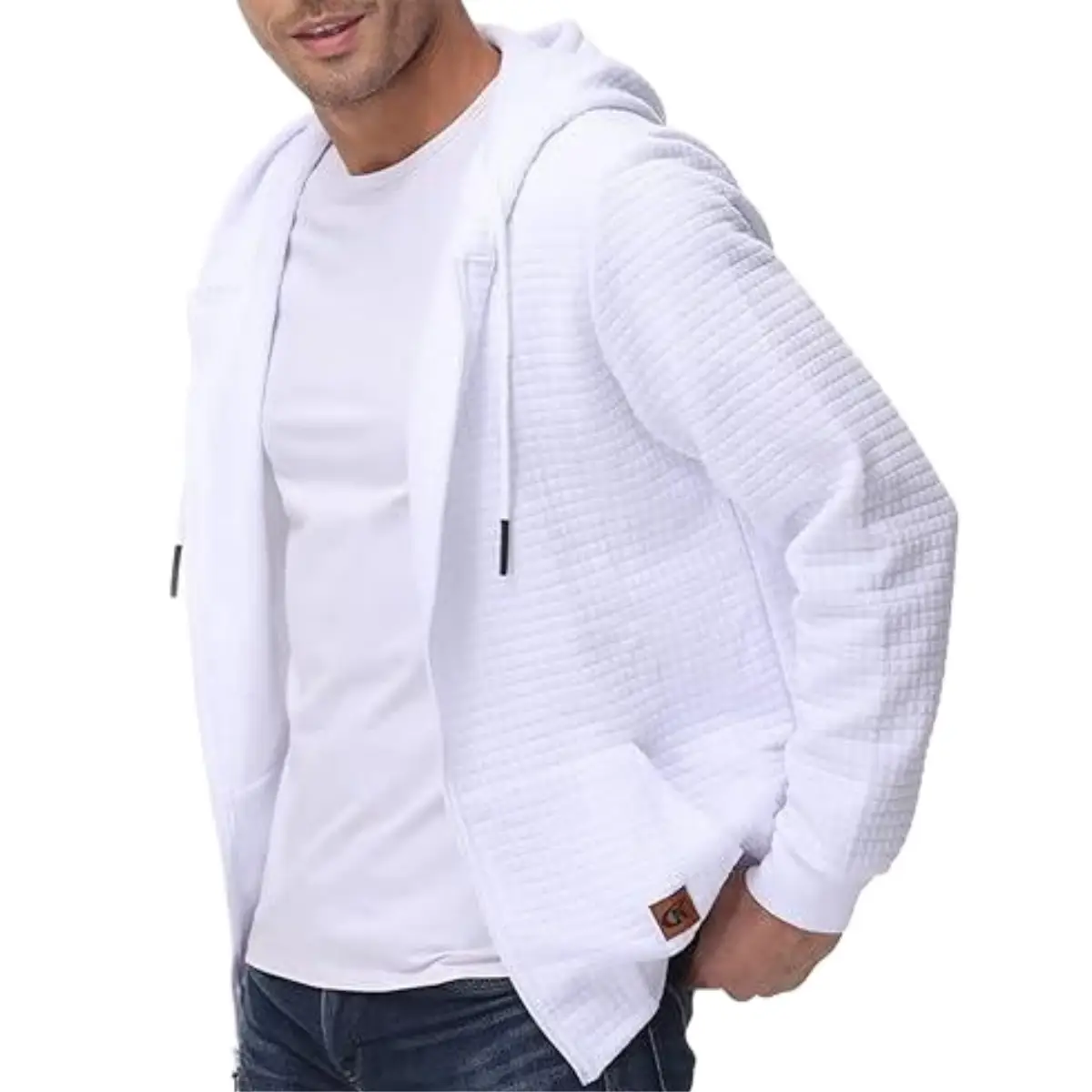 Men's Plaid Zip Up Hoodie, Lightweight Loose Fit Casual Sweatshirt with Pockets, hoodies men Long Sleeve Tour Pullover Crewneck fall outfits